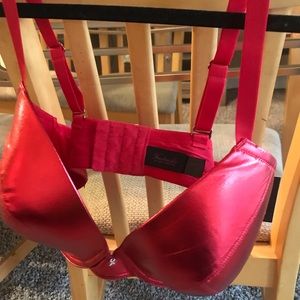 Pretty metallic extra shiny padded bra size 36F